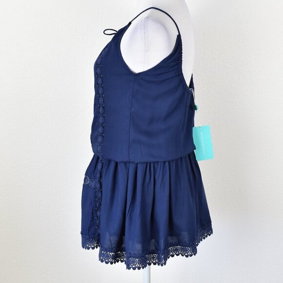 Melissa Odabash Chelsea Mini Dress Navy NEW - XS - Picture 5 of 10